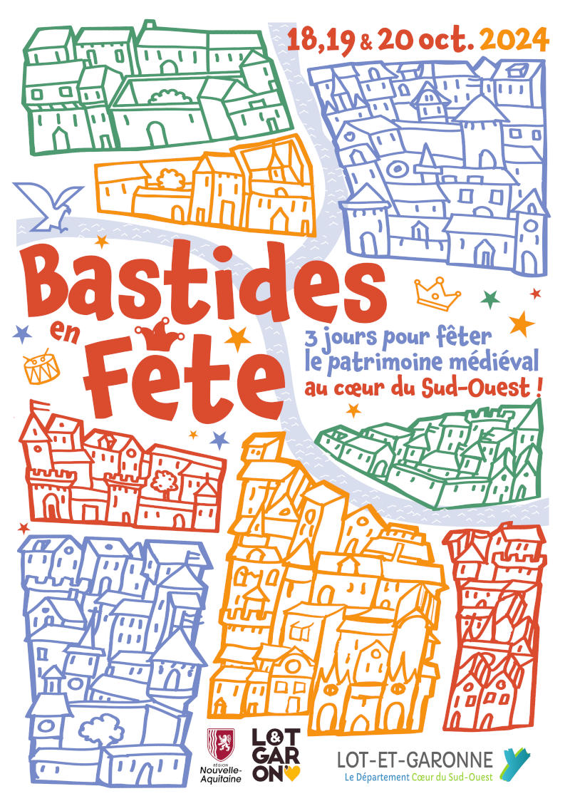 Flyer Bastides en Fête 2024